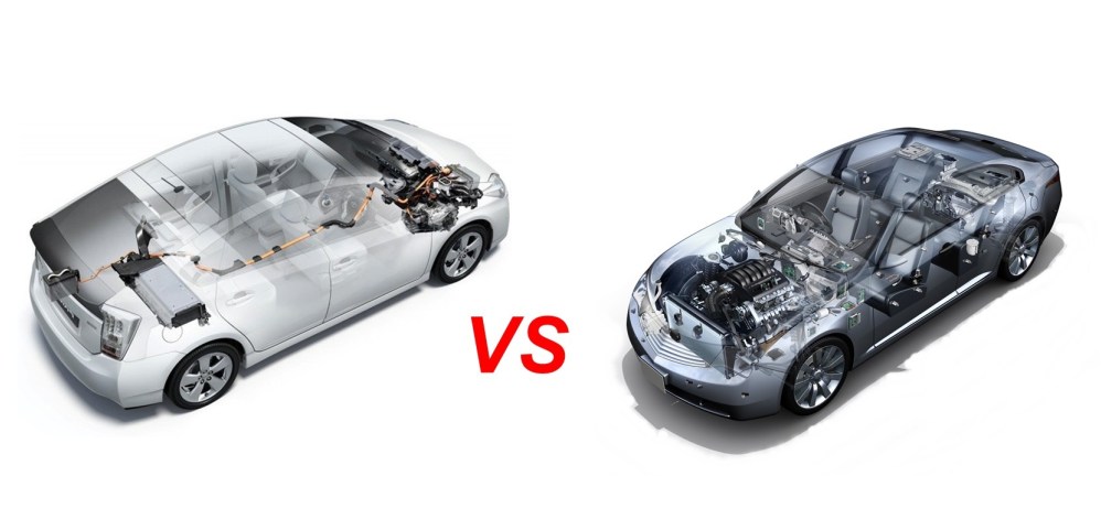 Comparativa coche eléctrico vs coche combustión. VE VS MCIA