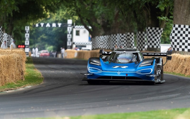 Más rápido que un Formula 1: el Volkswagen ID.R pulveriza el récord de Goodwood